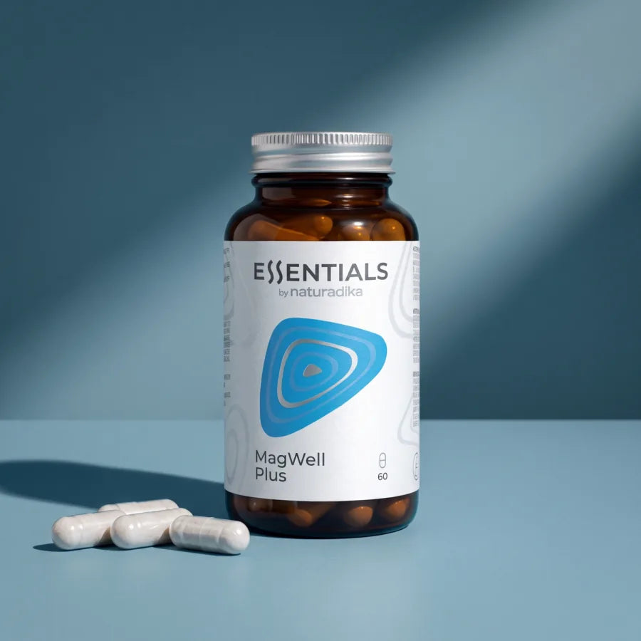 Triple magnésium chélaté — bisglycinate, malate, citrate — 325 mg élémentaires, 86,6 % des VNR