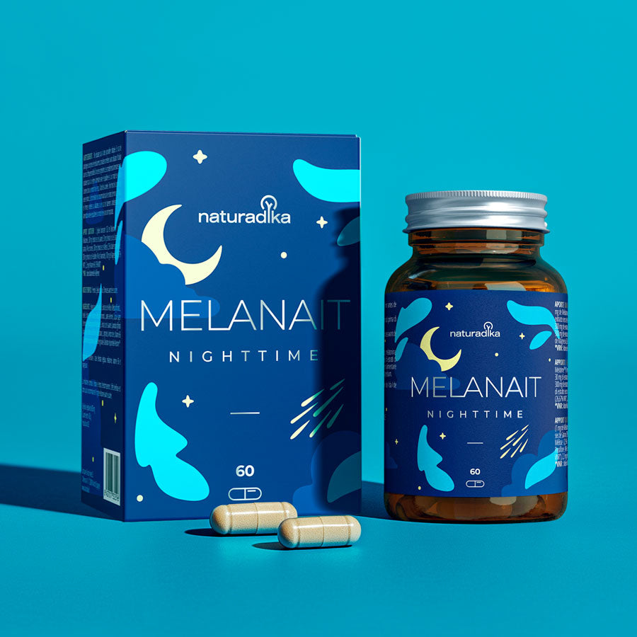 Complexe sommeil complet : mélatonine Melotime™ + 4 plantes relaxantes + magnésium bisglycinate