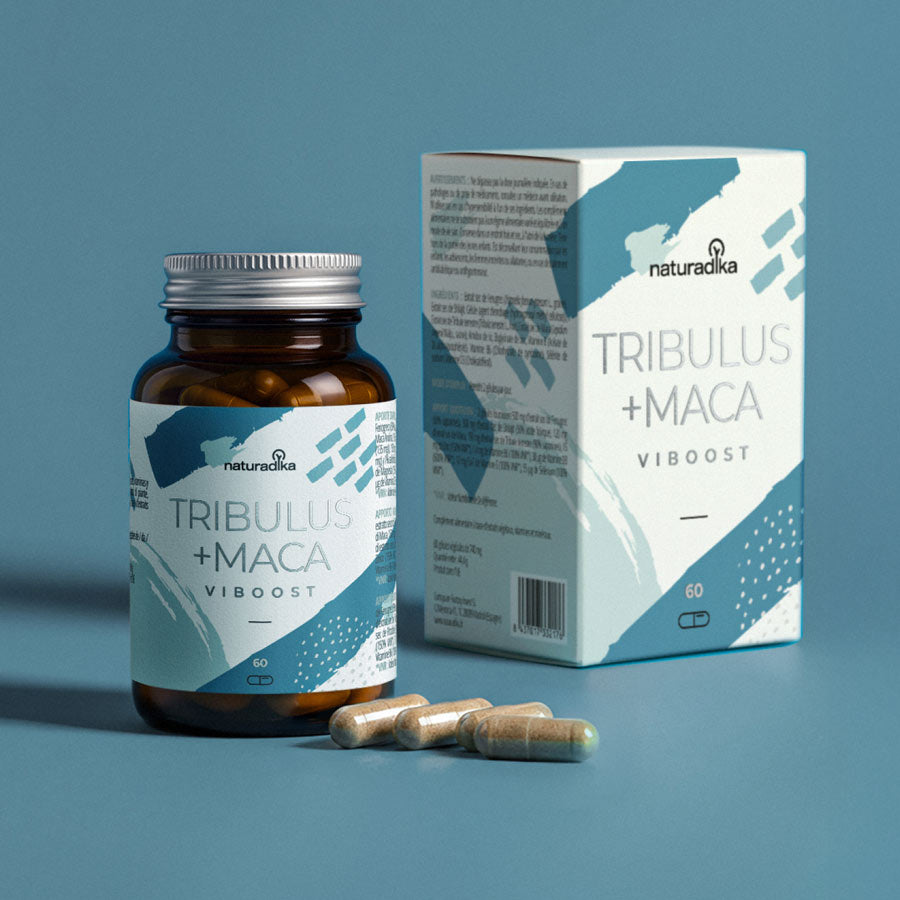 Fenugrec titré à 50 % de saponines + maca concentrée 25:1 + tribulus 90 % + shilajit + zinc et vitamines